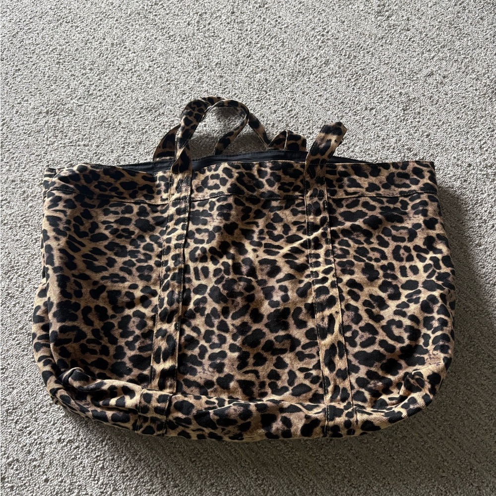 Zara Leopard Print Tote Bag